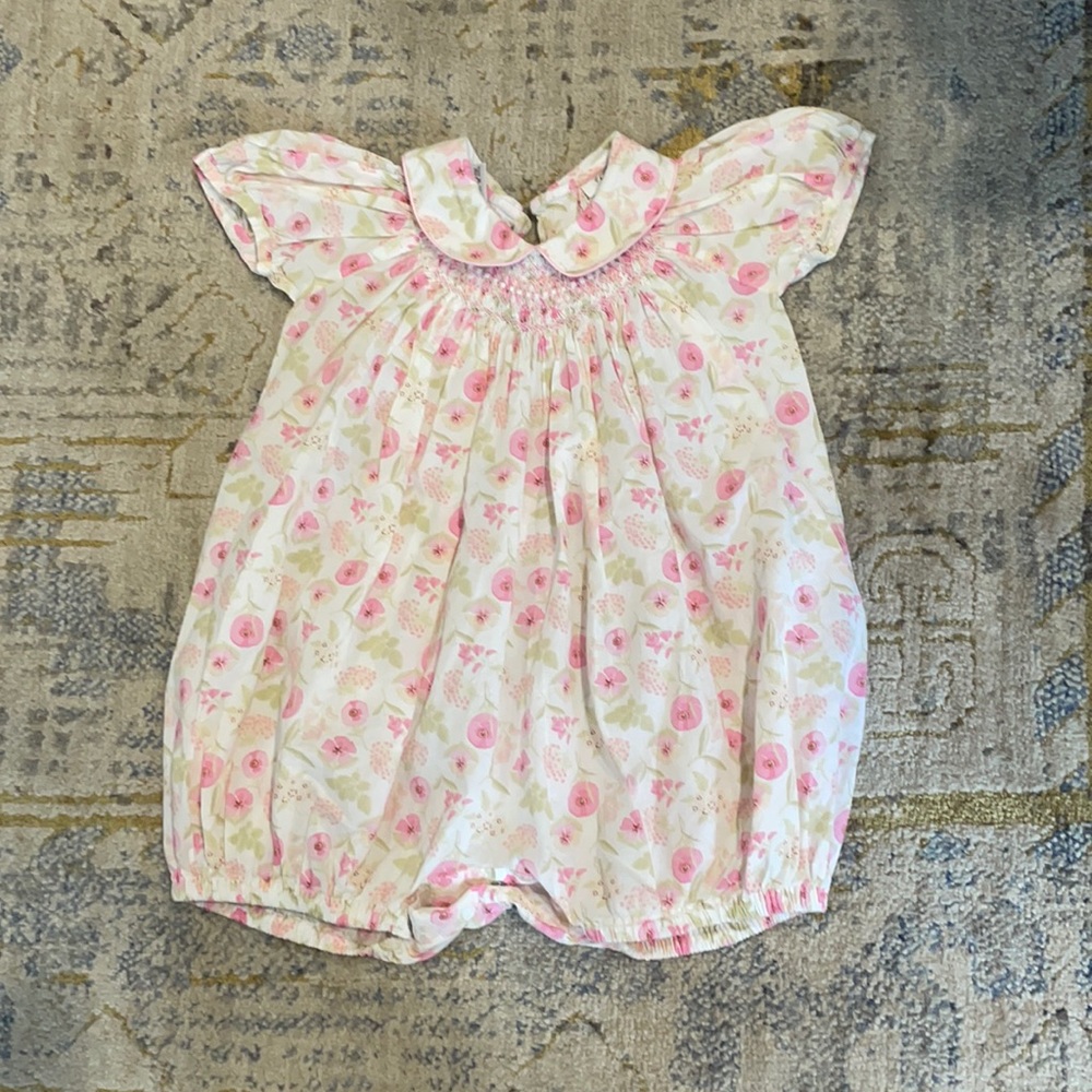 Fleurisse smocked romper